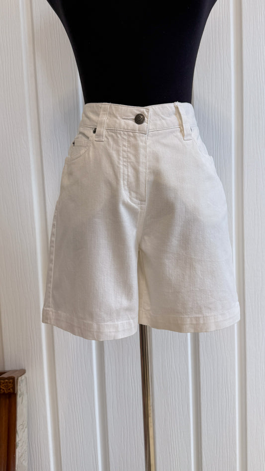 Shorts en jeans blanc- small