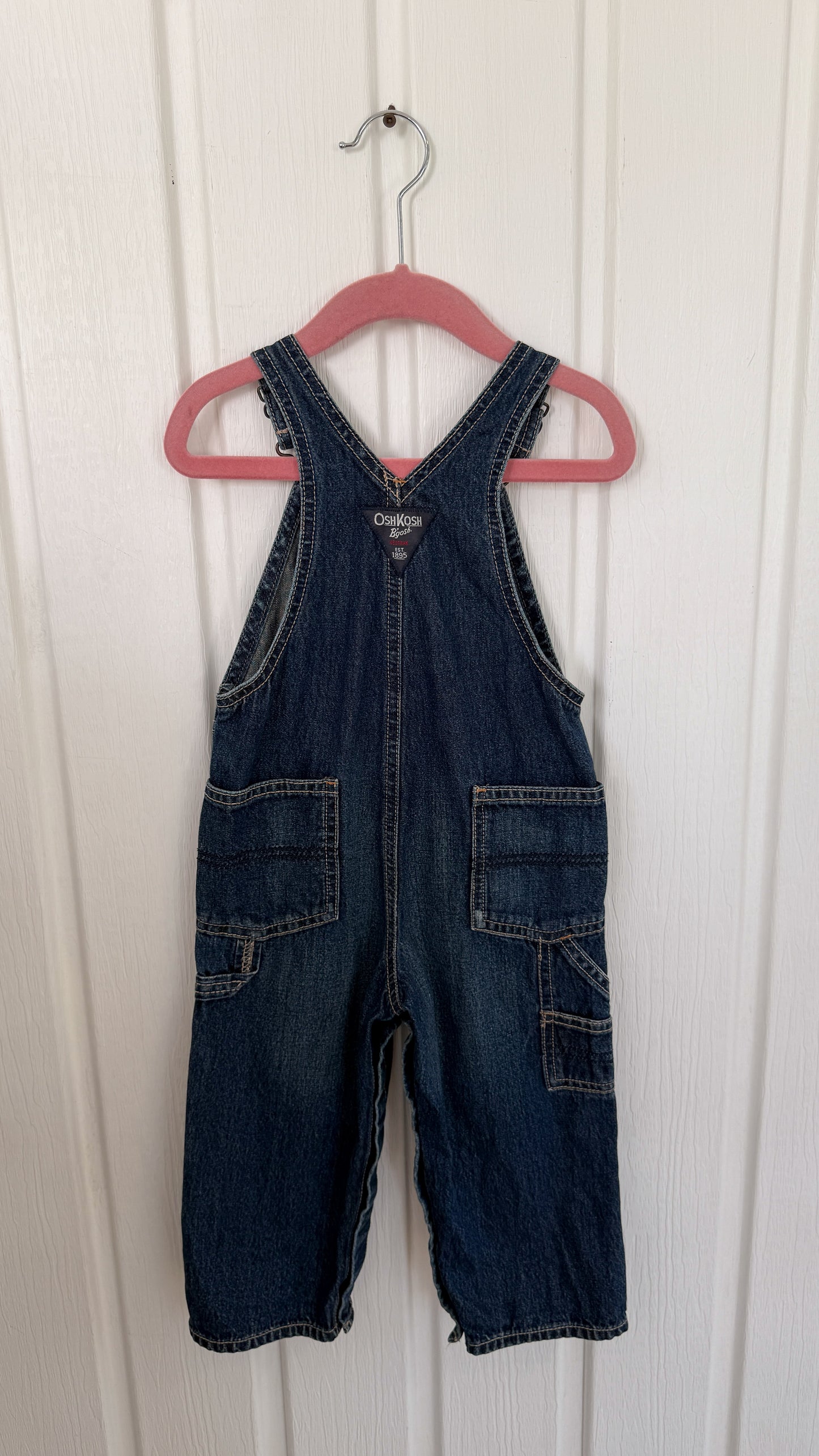 Enfants- salopette en jeans foncé Oshkosh- 24m