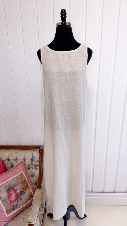 Robe en lin blanche - medium