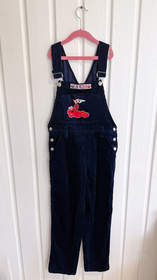 Children's Elmo corduroy overalls - 8/10