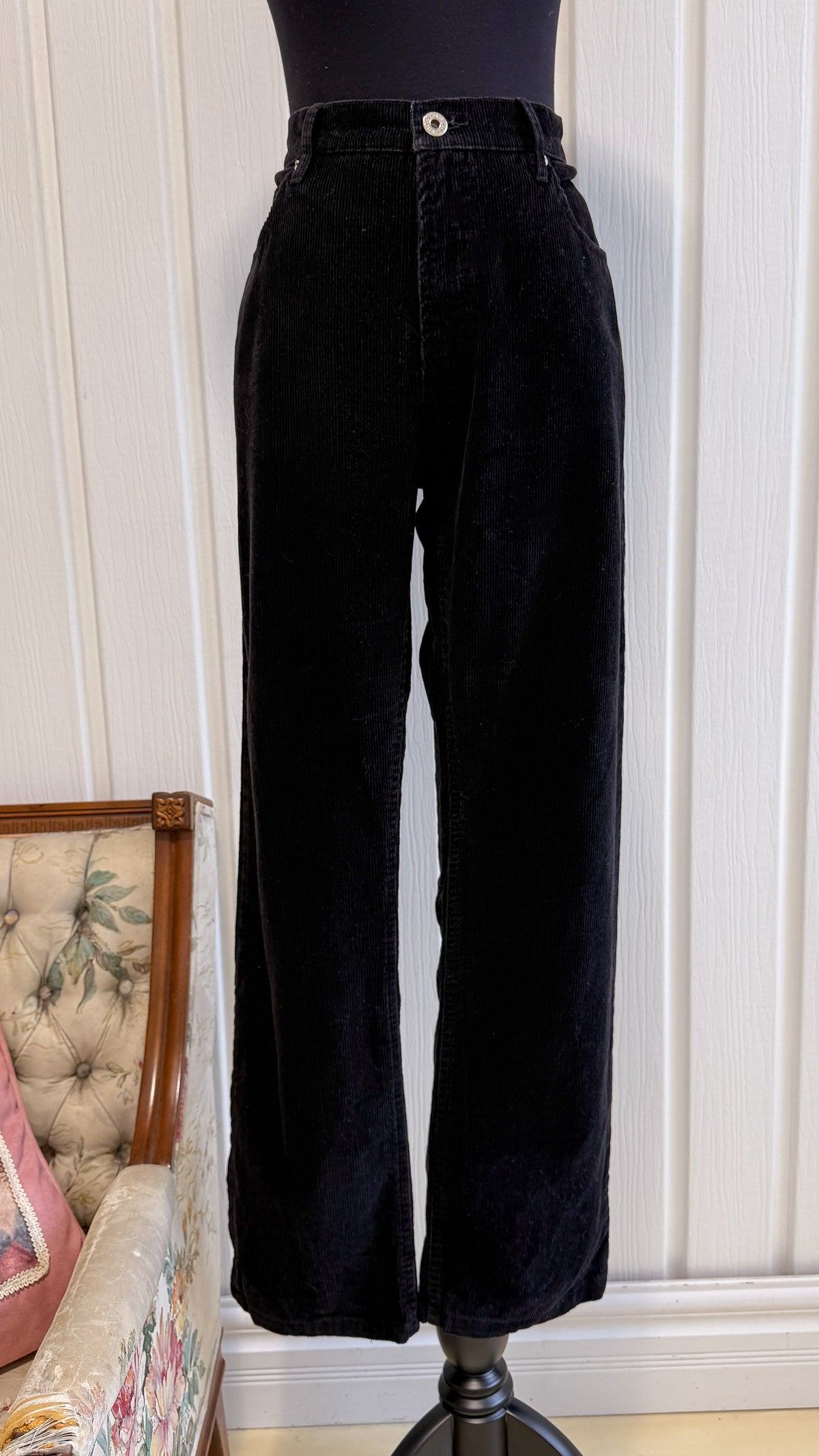 Pantalons en corduroy noir Guess- medium