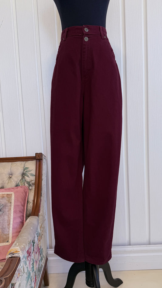 Jeans bourgogne Bonjour- small
