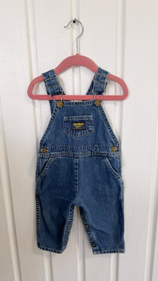Children- Oshkosh denim overalls-12m