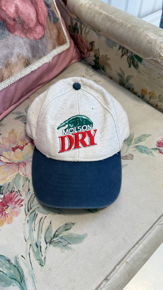 Casquette beige Molson Dry