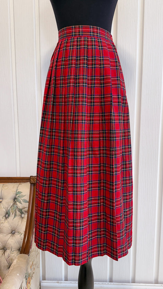 Jupe tartan évasée - small