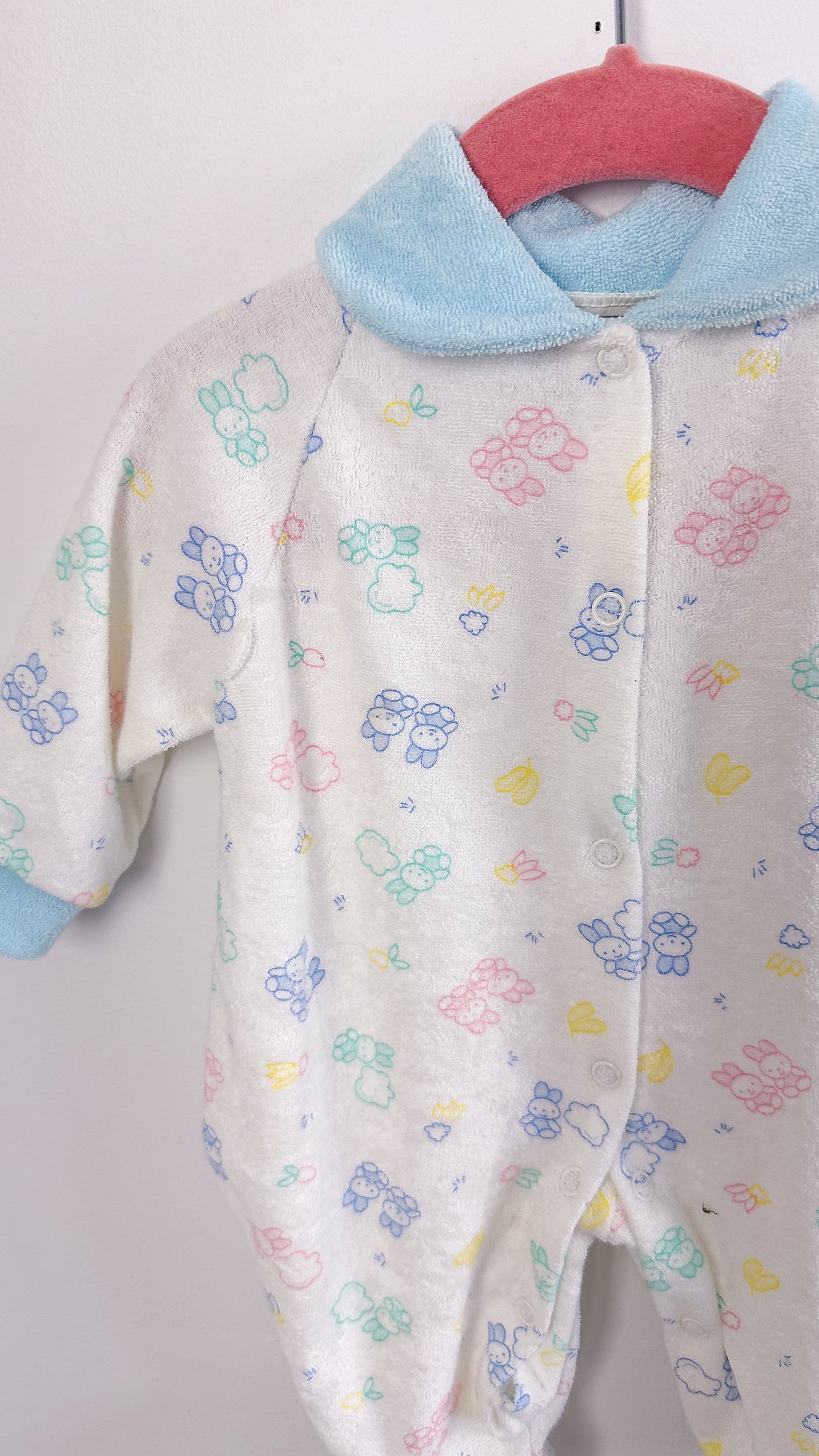 Enfant- pyjamas lapins en ratine- 3m