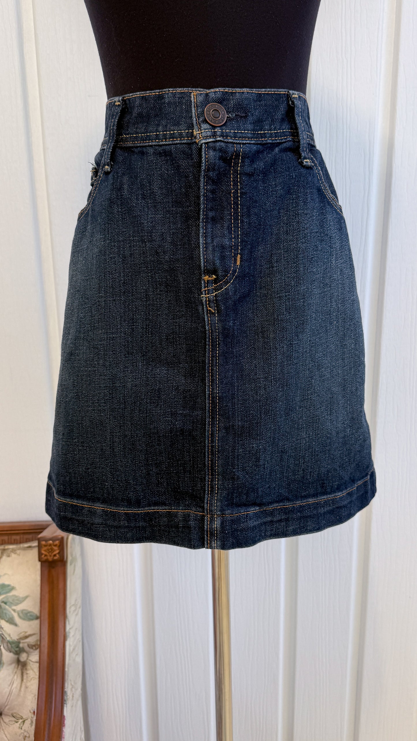 Jupe en jeans droite Gap- medium