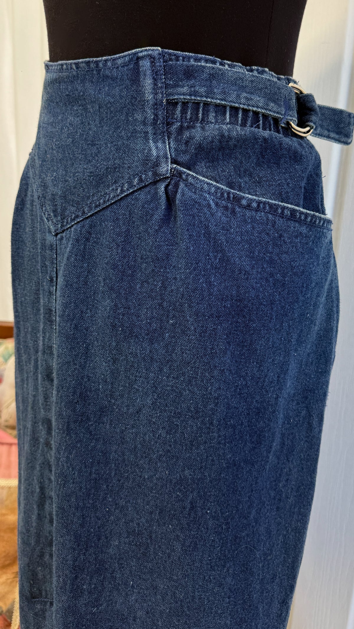 Jupe en jeans droite- taille plus