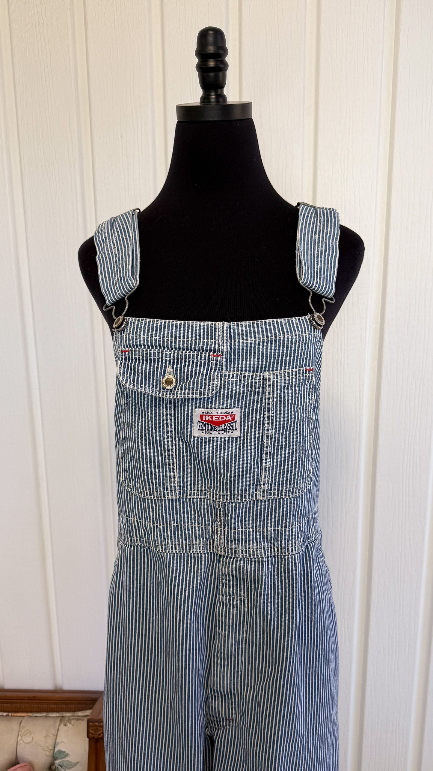 Salopette en jeans rayé ikeda- large
