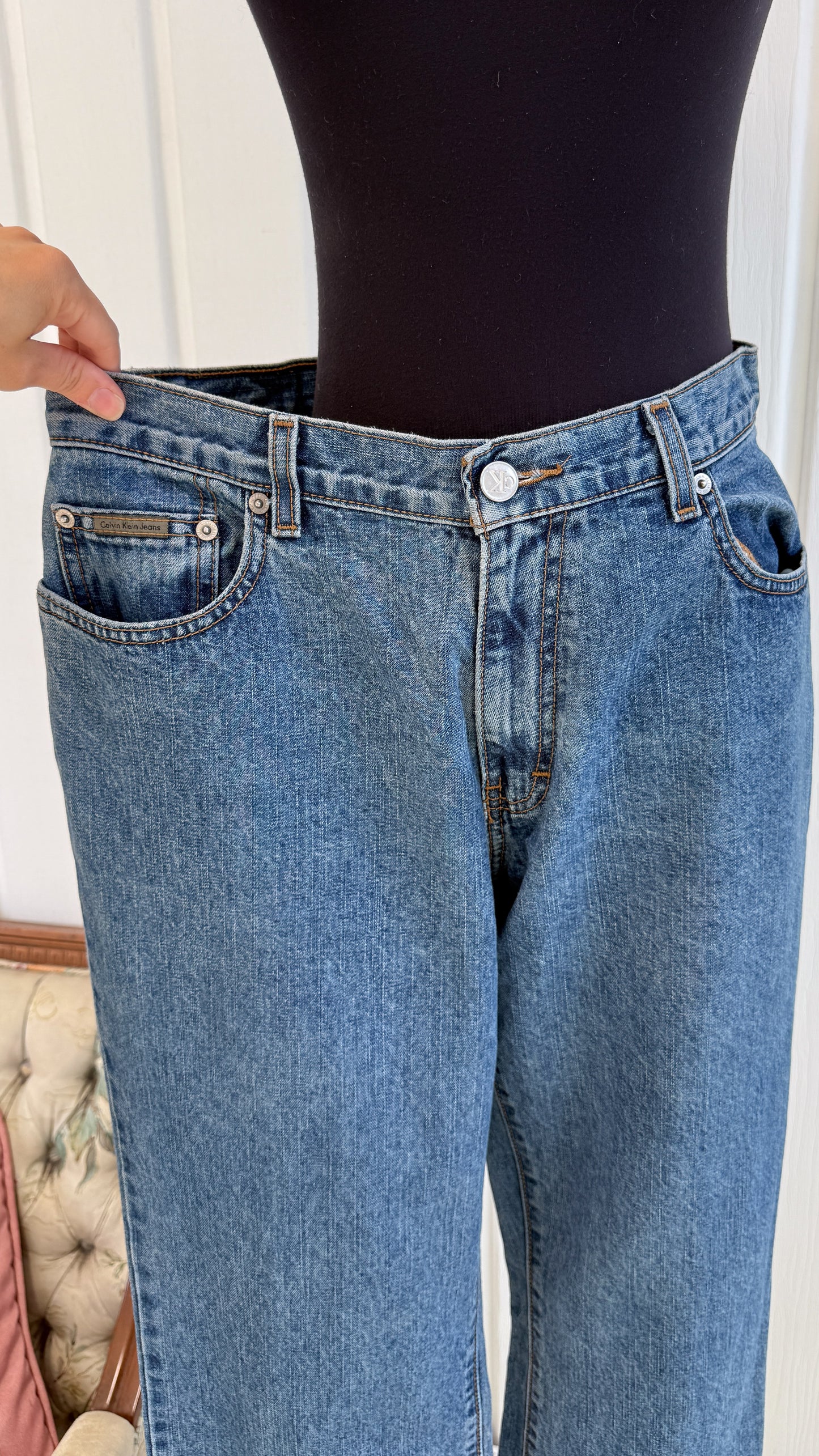 Jeans Calvin Klein droit- large