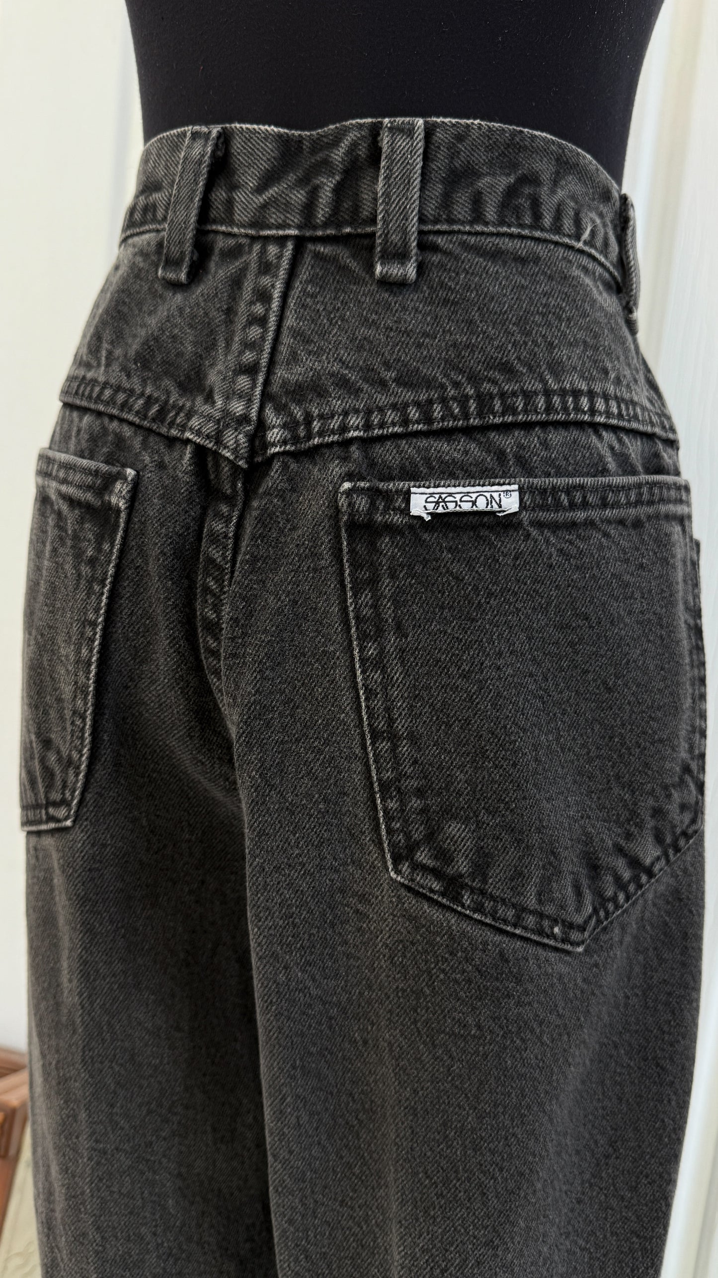 Jeans noir/gris droit Sasson- small