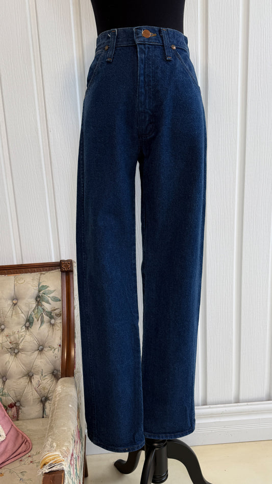 Jeans bleu foncée droit Wrangler- medium