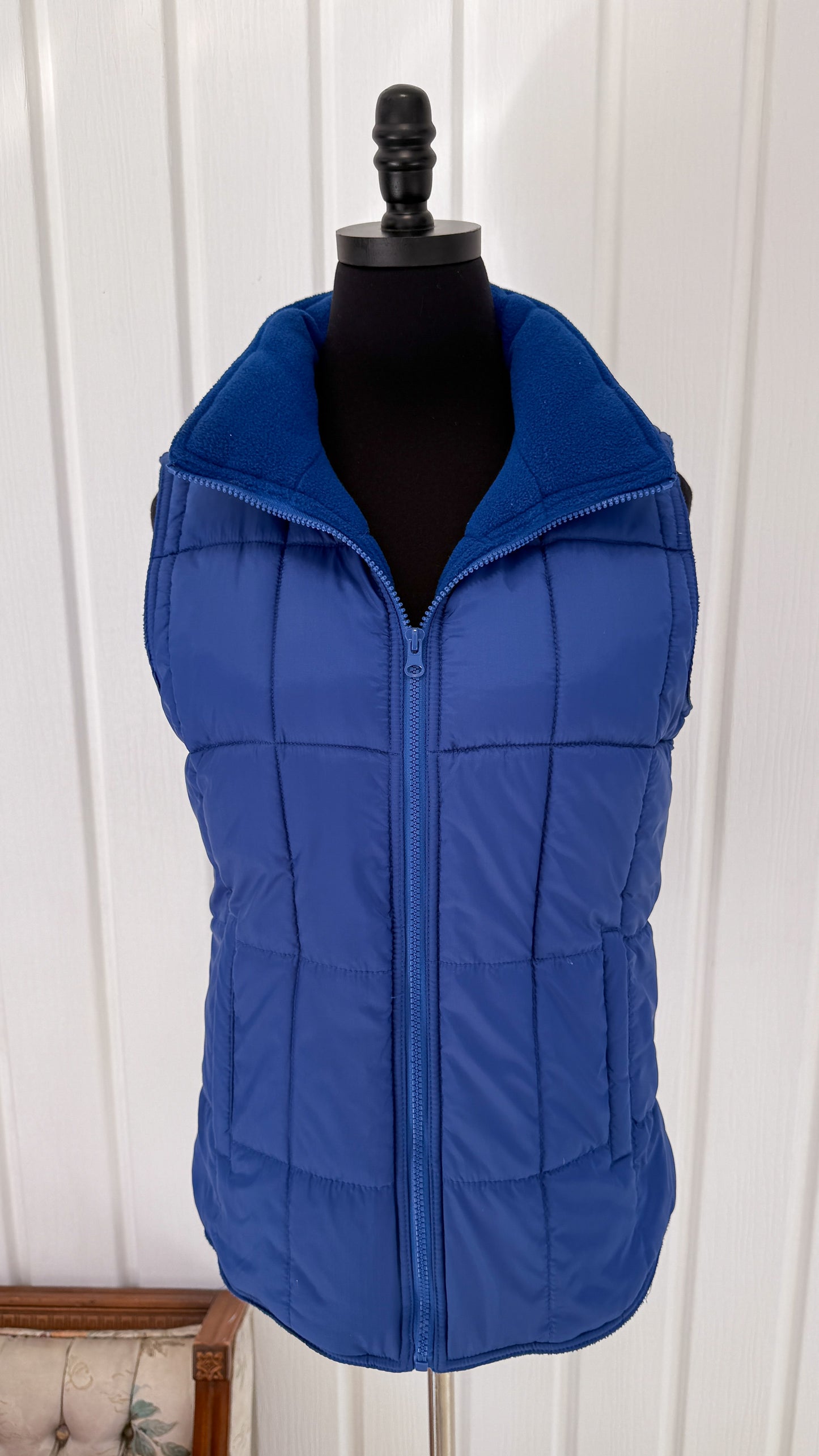 Veste sans manches bleu- small