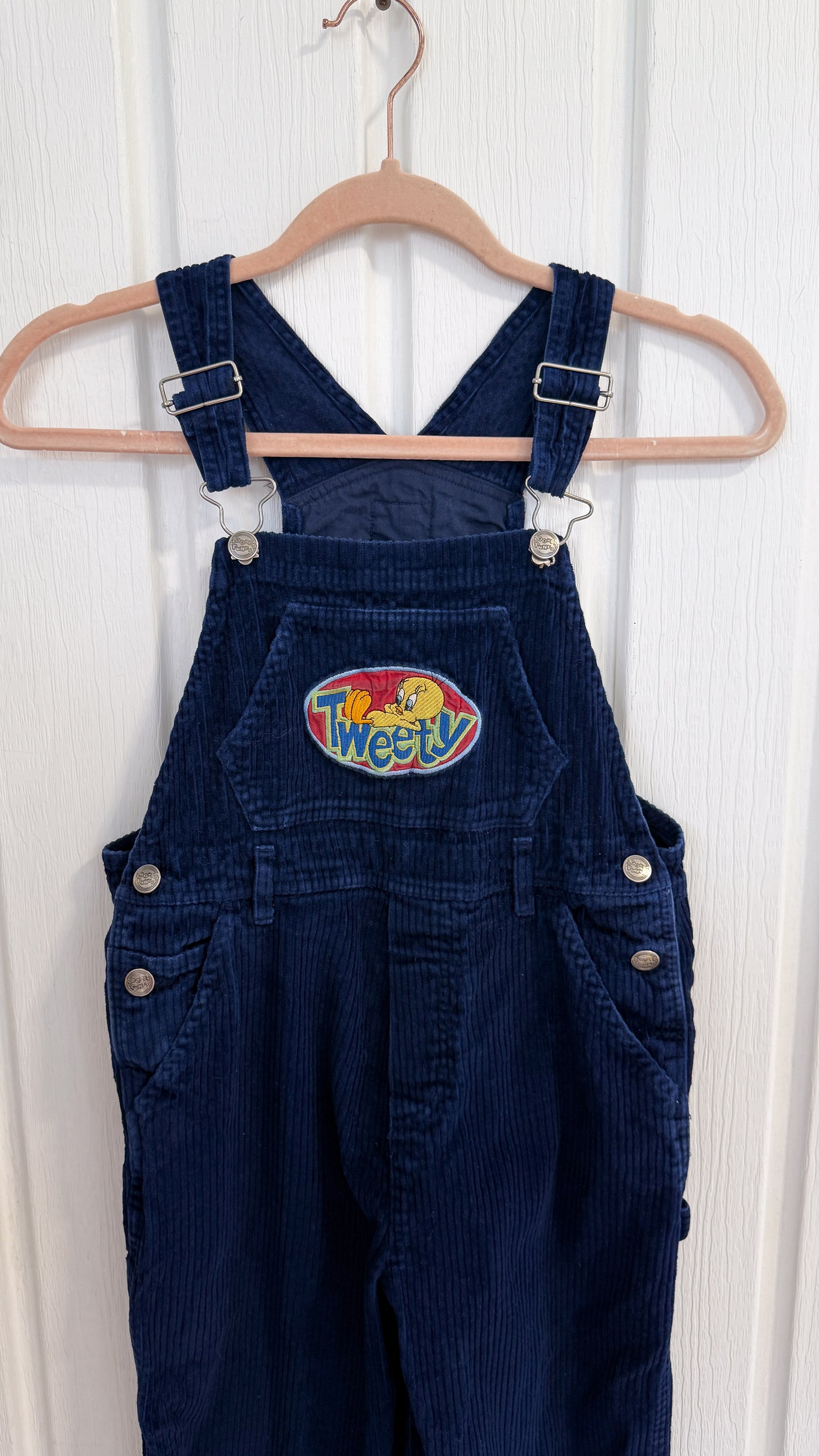Enfants- Salopette en corduroy marine Tweety- 12