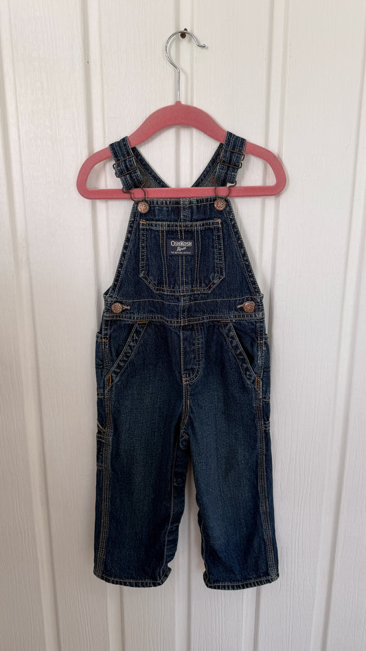 Enfants- salopette en jeans foncé Oshkosh- 24m