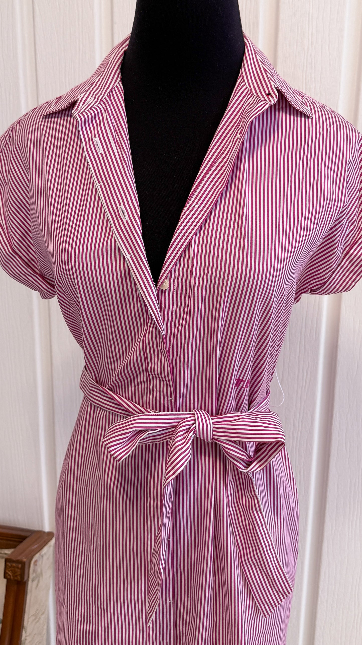 Tommy Hilfiger Striped Shirt Dress - Small