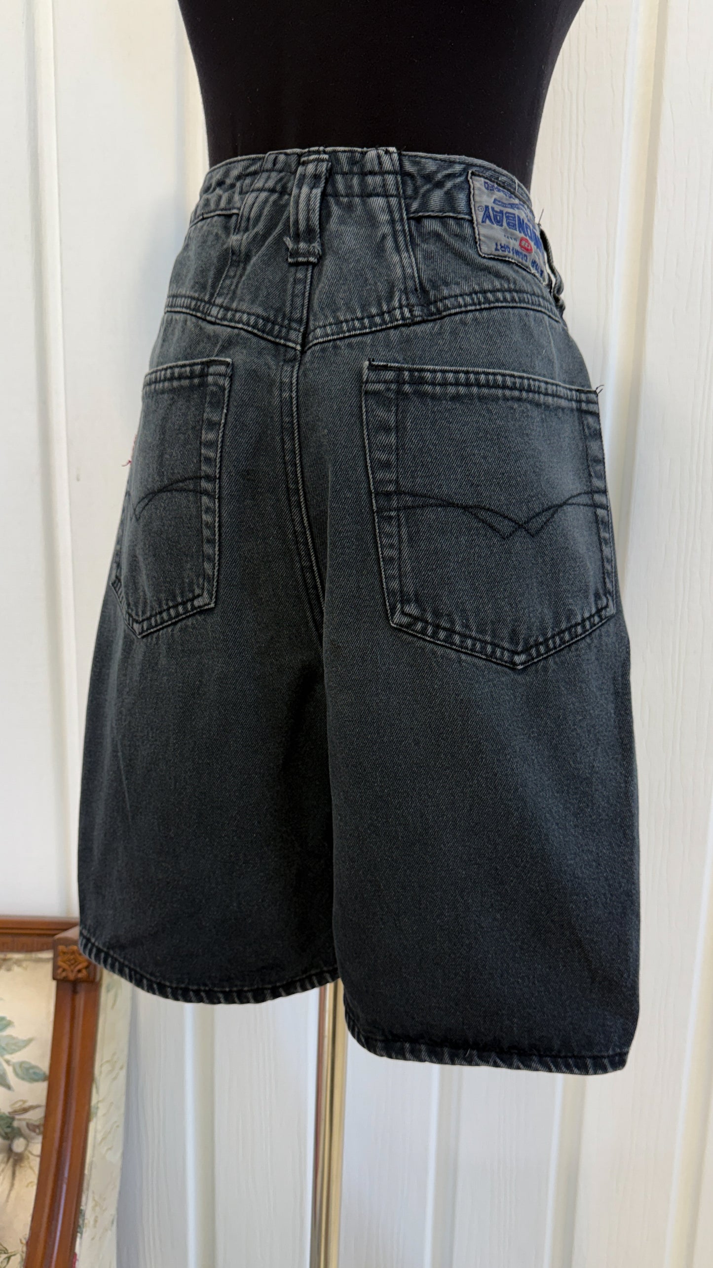 Bermuda en jeans noir/gris Union Bay- small