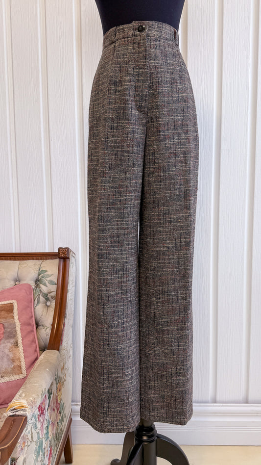 Pantalons en lainage gris- medium