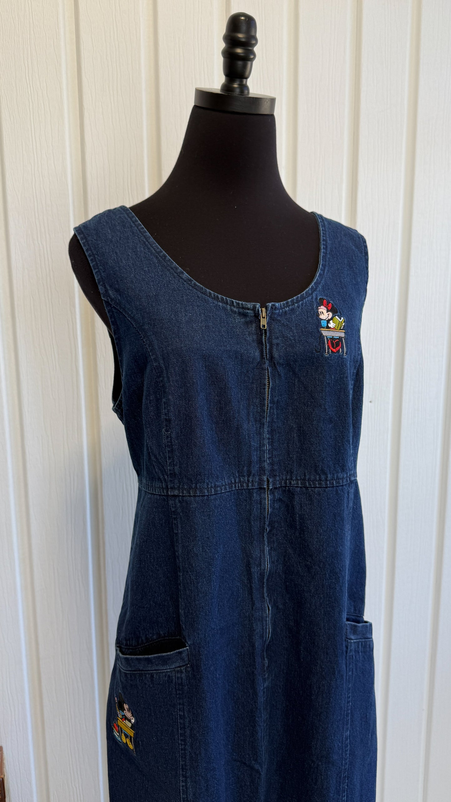 Robe en jeans Mickey et Dingo- x-large