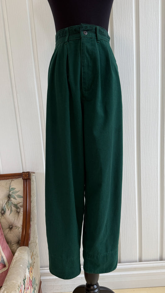 Pantalons/trouser vert fôret- medium