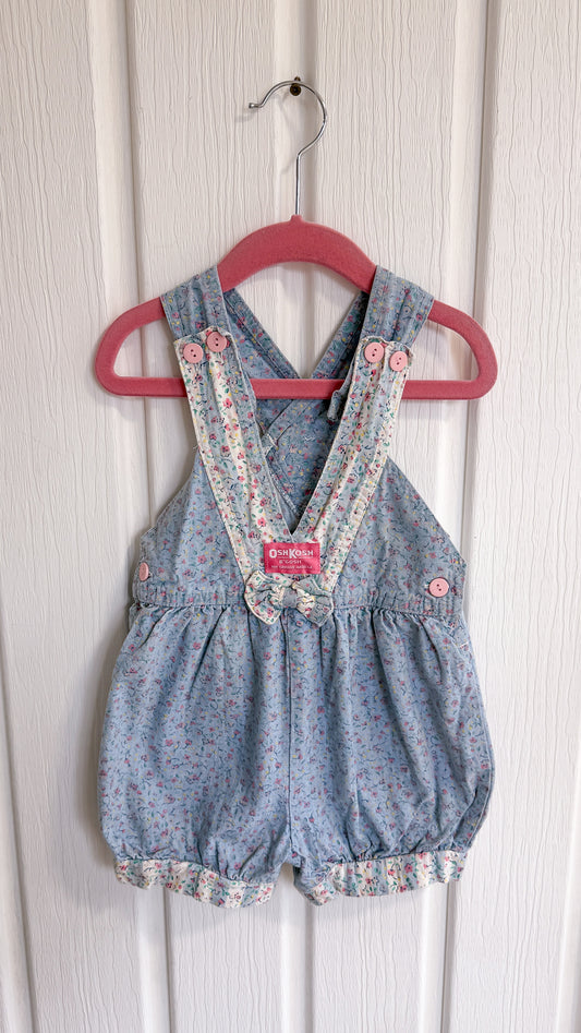 Enfants- gigoteuse bleu fleuris- 3T