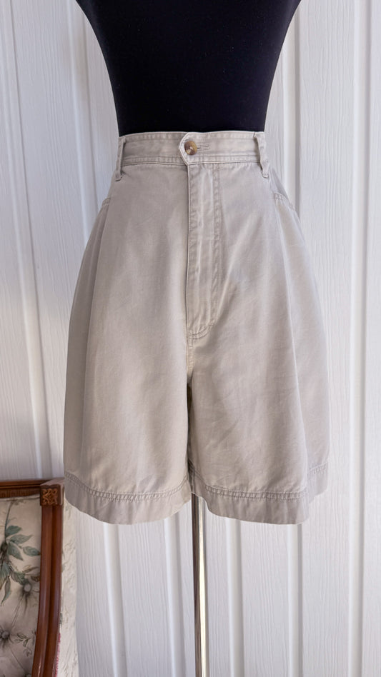 Bermuda beige à plis Eddie Bauer- large