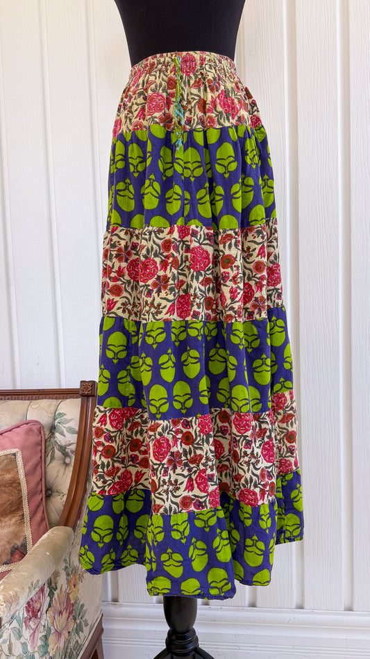 Jupe fleuris boho- small/medium