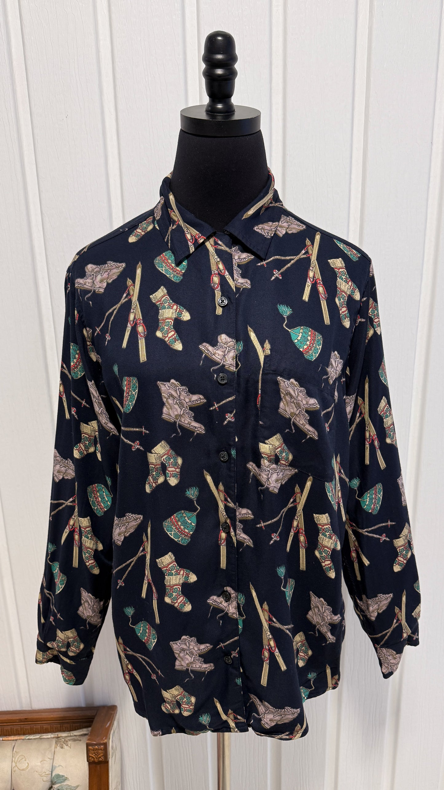 Chemisier marine hiver- small