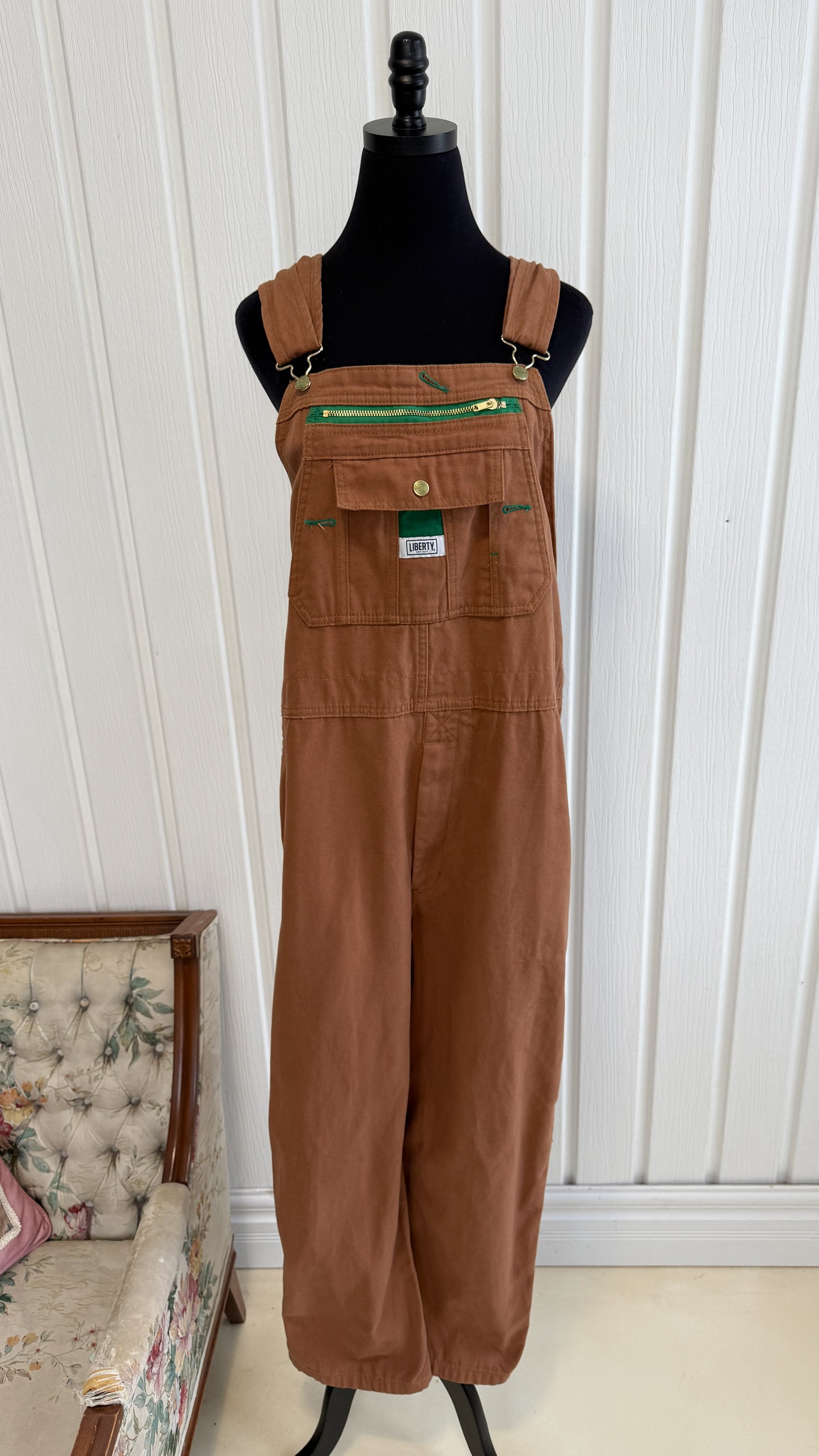 Salopette brune Liberty- x-large