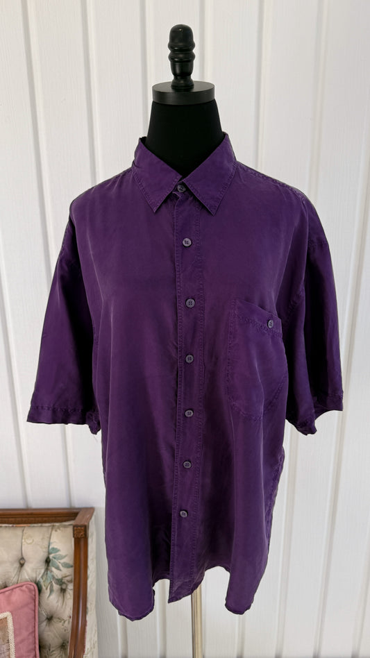 Mallow silk blouse - loose fit