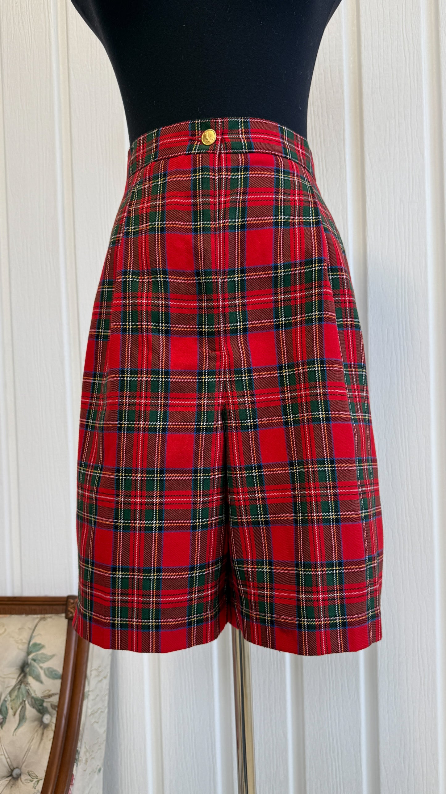 Bermuda tartan rouge - medium