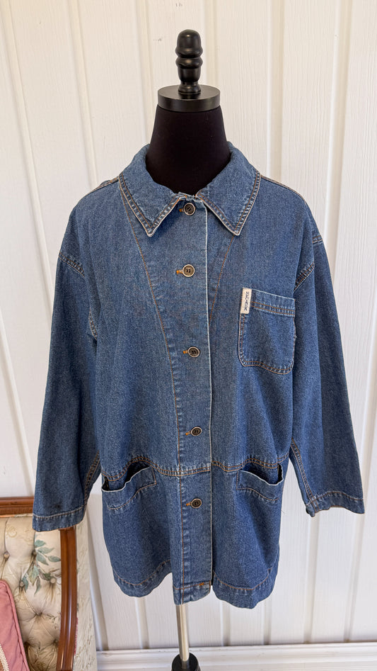 Nevada oversized denim jacket - large