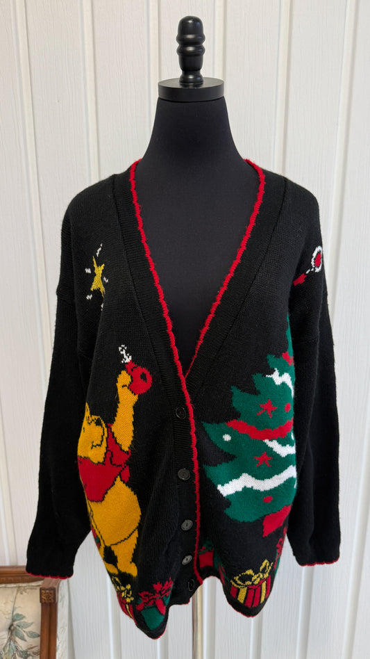 Cardigan en tricot noir Winnie- large