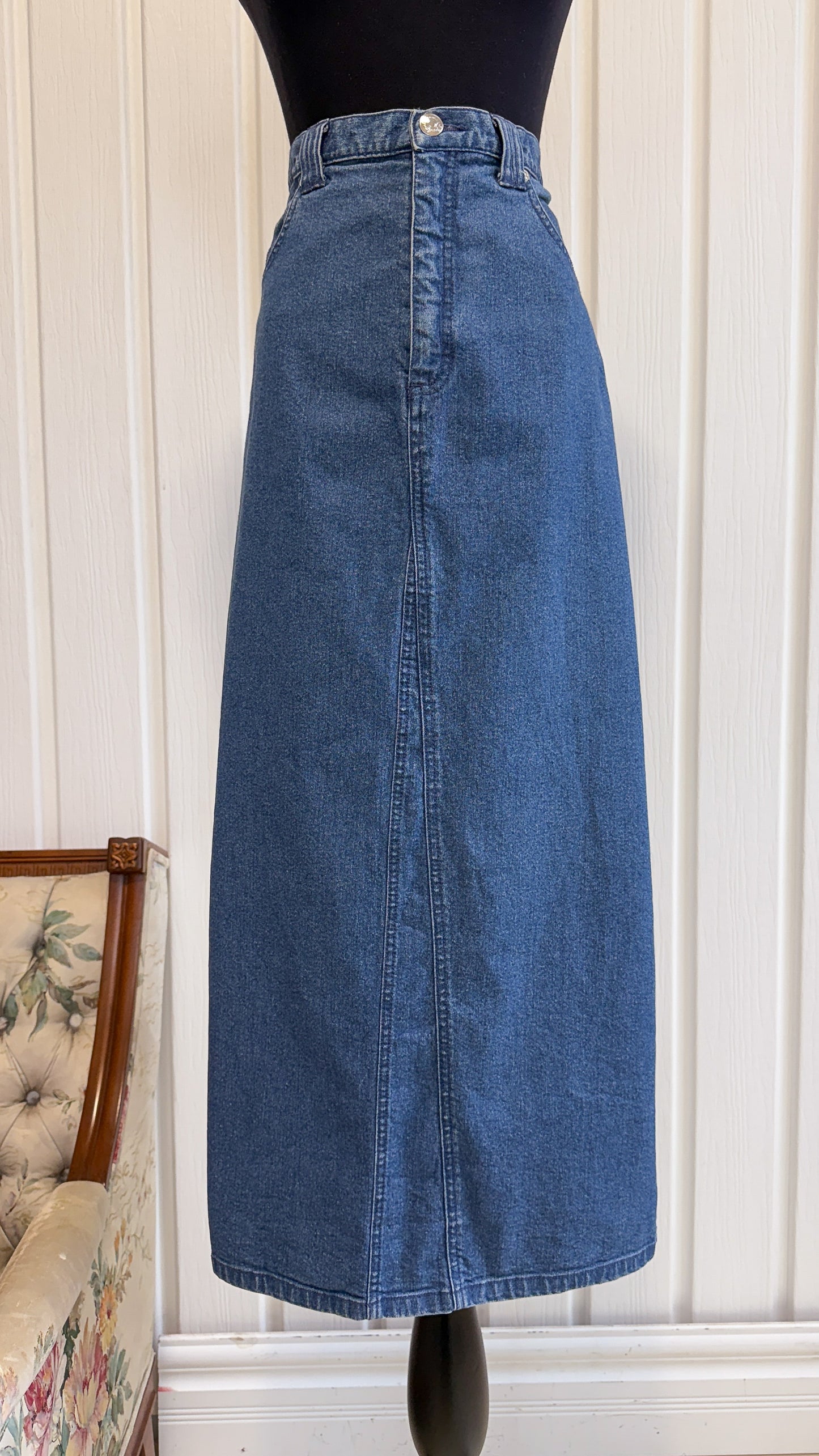 Flared denim skirt - x-large