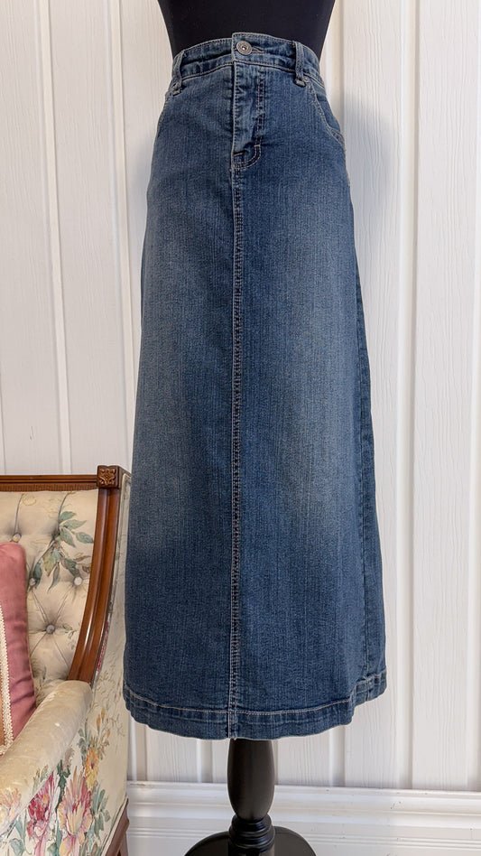 Jupe en jeans foncé- x-large