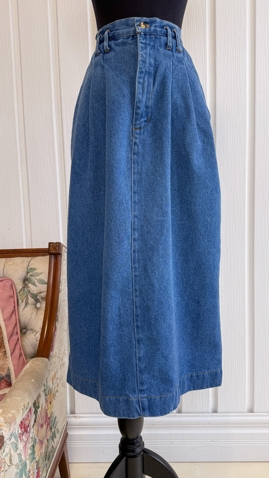Jupe en jeans évasé- medium