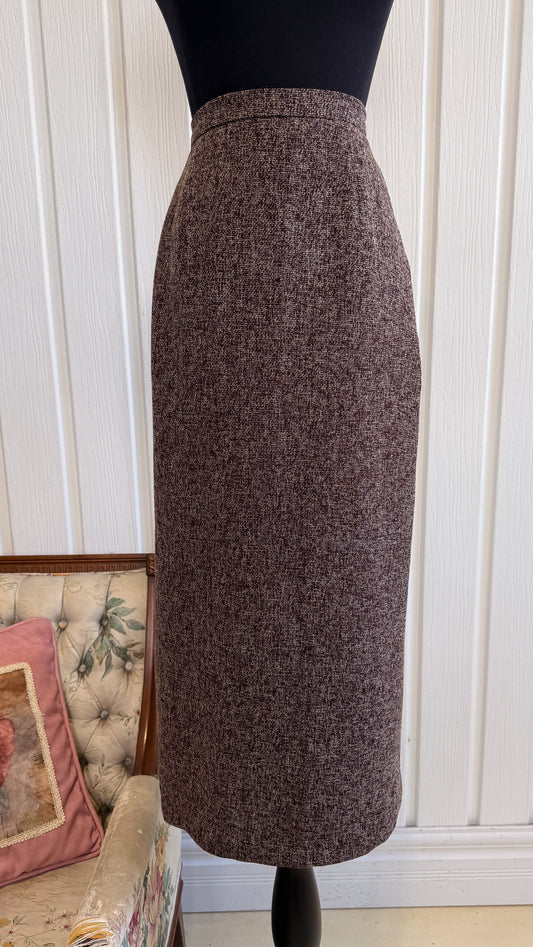 Jupe brune moucheté beige- medium