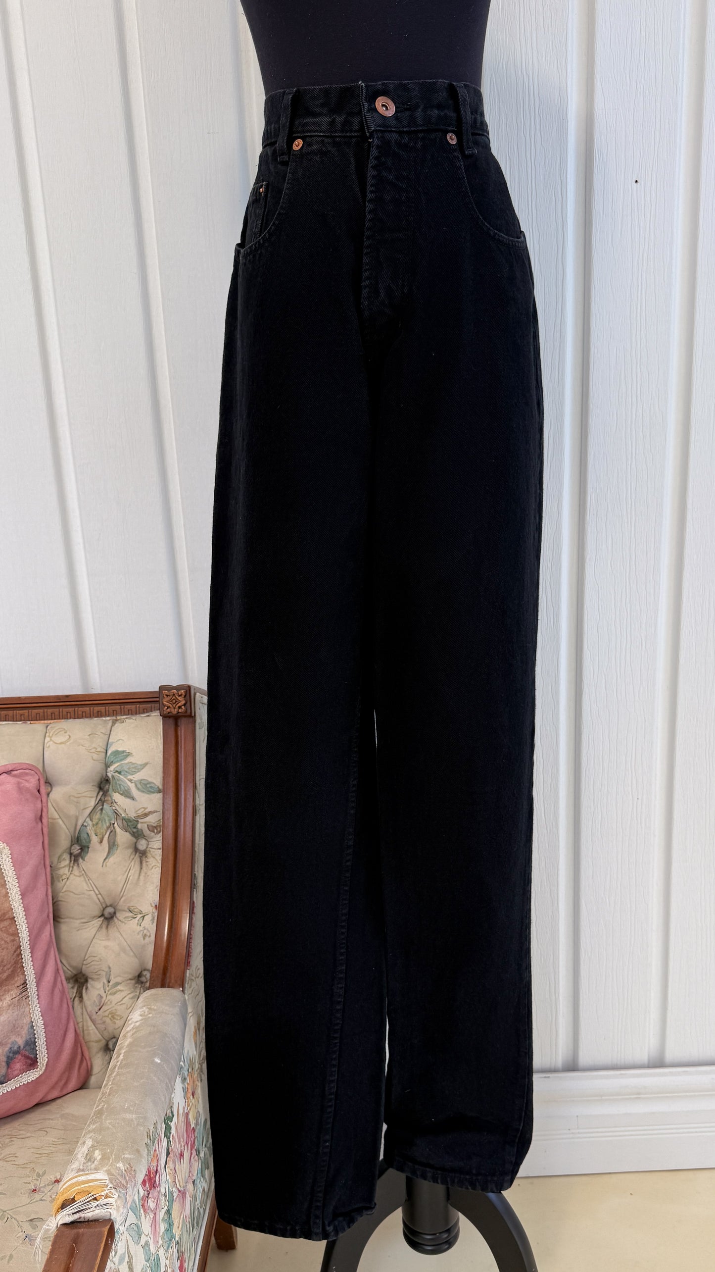 Jeans noir droit Bullet- medium