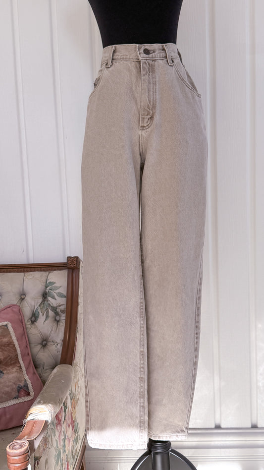 Jeans droit beige Lee- medium