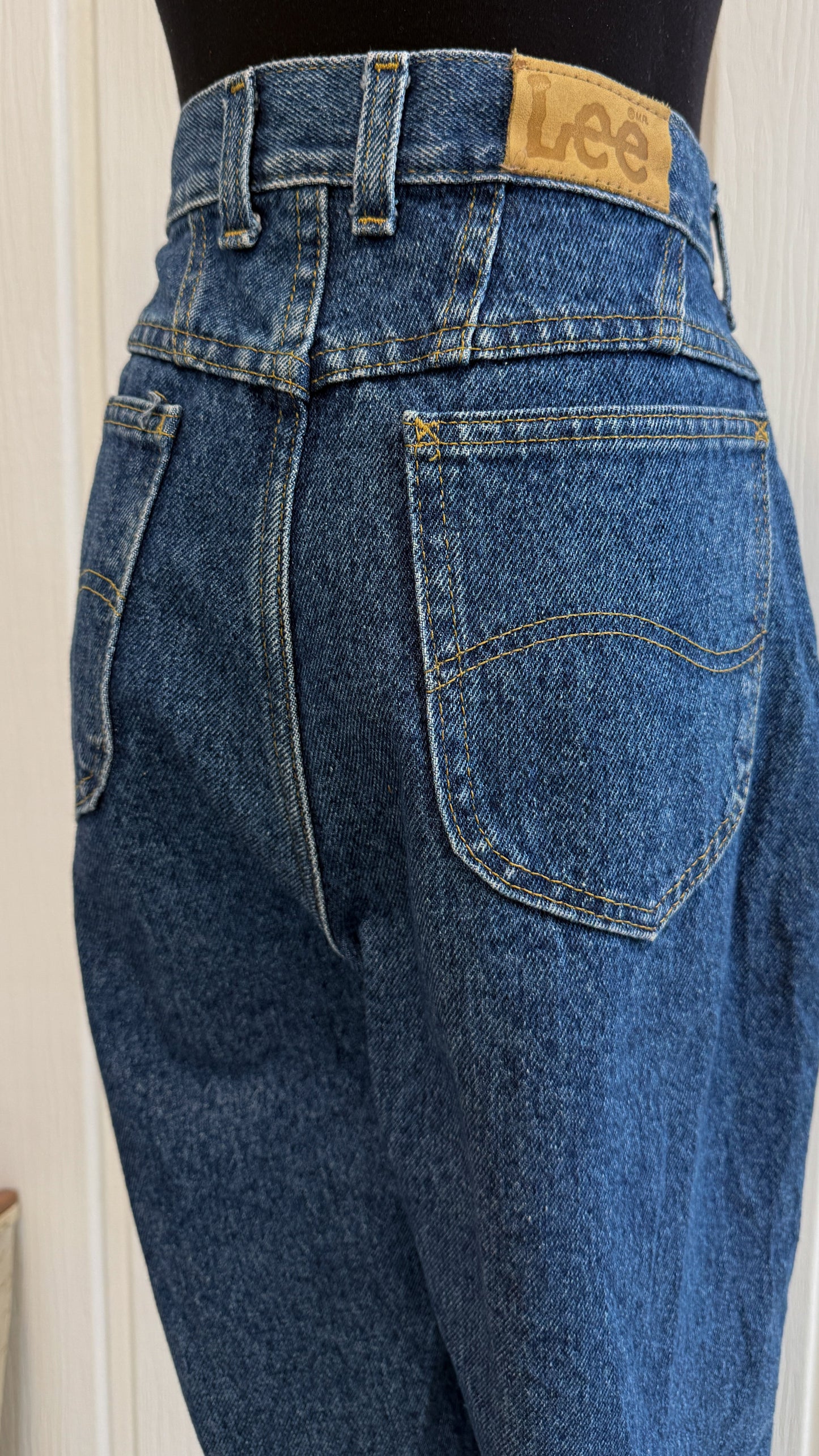 Jeans bleu foncé baggy Lee- small