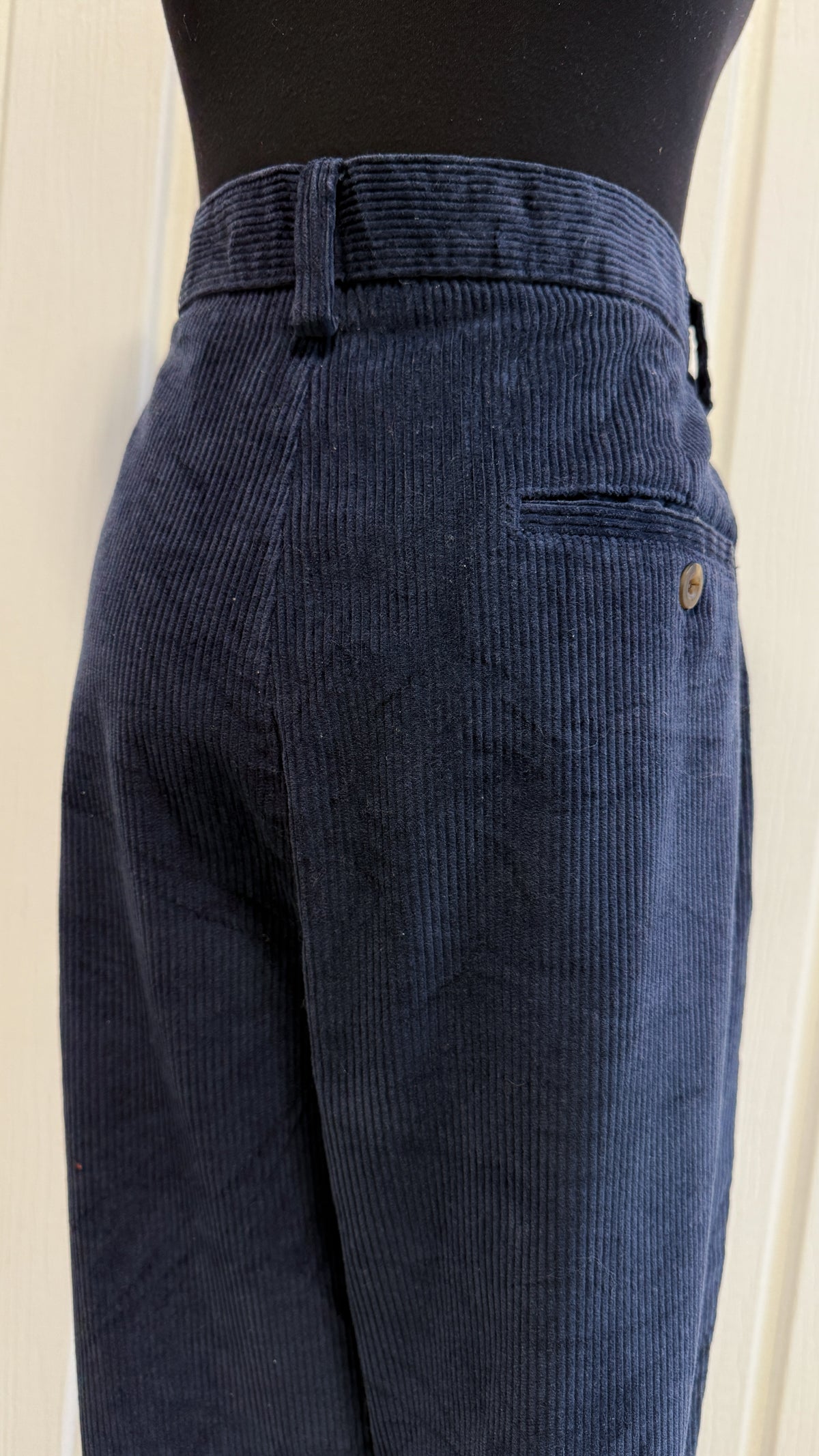 Pantalons corduroy bleu- medium