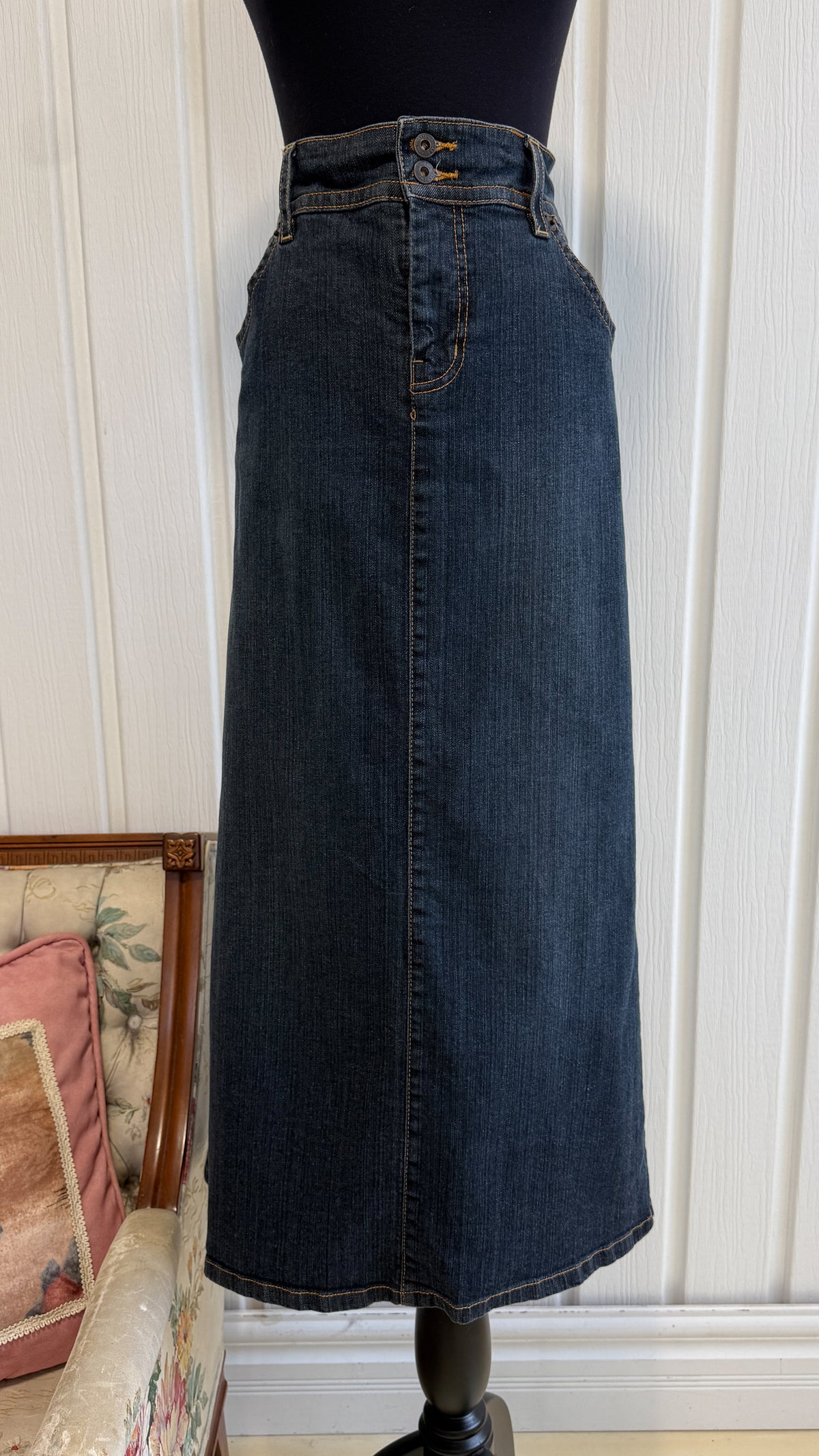 Jupe en jeans Gloria Vanderbilt- large